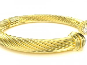 pulsera retorcida 3 Modelo 3D