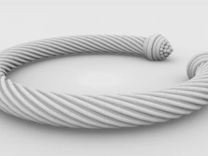 pulsera retorcida 3 Modelo 3D