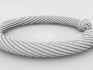 pulsera retorcida 3 Modelo 3D