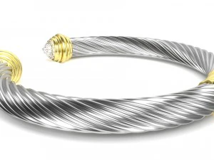 ツイストブレスレット4 3Dモデル