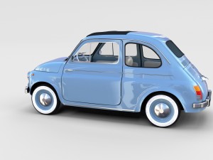 fiat nuova 500 1957 rev Modelo 3D