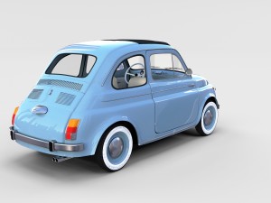 fiat nuova 500 1957 rev Modelo 3D