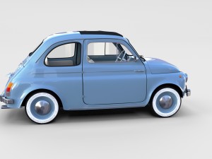 fiat nuova 500 1957 rev Modelo 3D