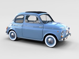 fiat nuova 500 1957 rev Modelo 3D