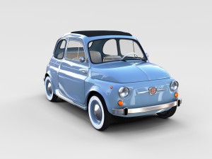 fiat nuova 500 1957 rev Modelo 3D