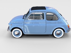 fiat nuova 500 1957 rev Modelo 3D