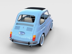 fiat nuova 500 1957 rev Modelo 3D