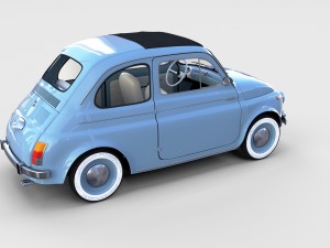 fiat nuova 500 1957 rev Modelo 3D