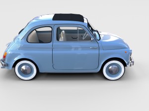fiat nuova 500 1957 rev Modelo 3D