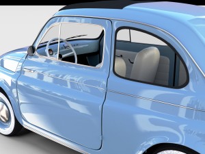fiat nuova 500 1957 rev Modelo 3D