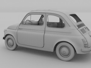 fiat nuova 500 1957 rev Modelo 3D