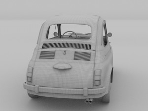 fiat nuova 500 1957 rev Modelo 3D