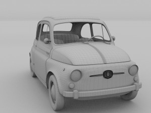 fiat nuova 500 1957 rev Modelo 3D