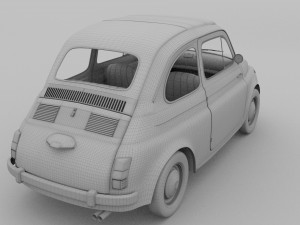 fiat nuova 500 1957 rev Modelo 3D