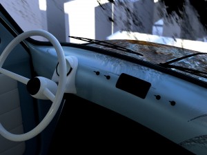 weathered fiat 500 nuova rev 3D 模型
