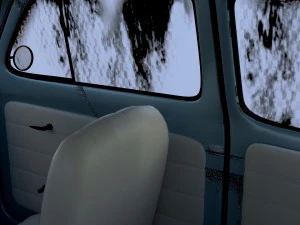 weathered fiat 500 nuova rev 3D Model