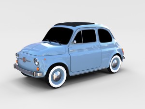 fiat 500 nuova 1957 rev 3D Model
