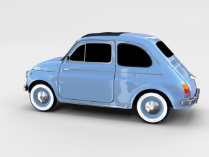 fiat 500 nuova 1957 rev 3D 모델