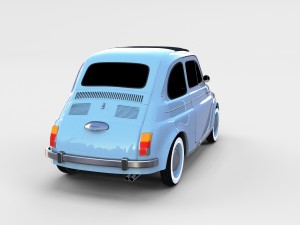 fiat 500 nuova 1957 rev 3D 모델