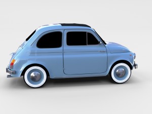 fiat 500 nuova 1957 rev 3D 모델