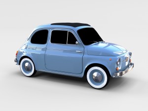 fiat 500 nuova 1957 rev 3D 모델