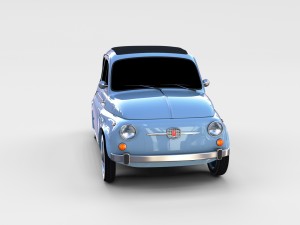 fiat 500 nuova 1957 rev 3D 모델