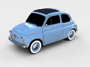 fiat 500 nuova 1957 rev 3D Model