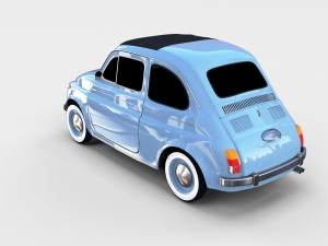 fiat 500 nuova 1957 rev 3D 모델