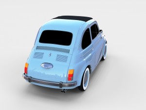 fiat 500 nuova 1957 rev 3D 모델