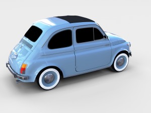 fiat 500 nuova 1957 rev 3D 모델