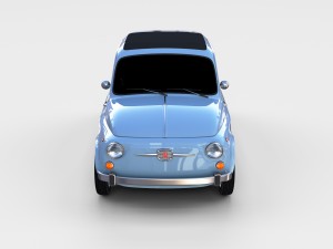 fiat 500 nuova 1957 rev 3D 모델
