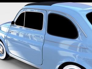 fiat 500 nuova 1957 rev 3D 모델