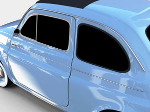 fiat 500 nuova 1957 rev 3D Model