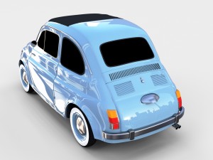 fiat 500 nuova 1957 rev 3D 모델