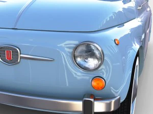 fiat 500 nuova 1957 rev 3D Model