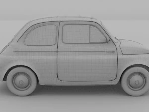 fiat 500 nuova 1957 rev 3D Model
