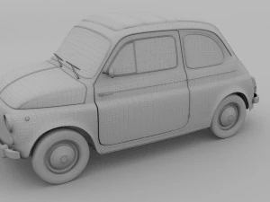 fiat 500 nuova 1957 rev 3D Model