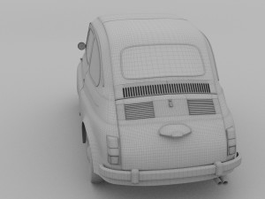 fiat 500 nuova 1957 rev 3D 모델