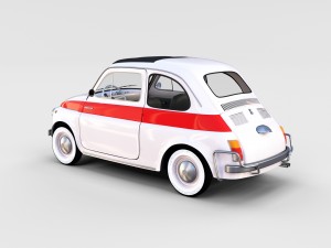 fiat 500 nuova sport 1958 rev 3D मॉडल