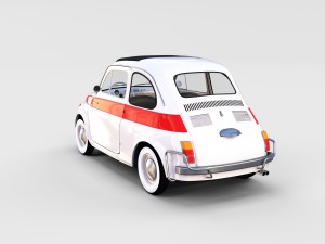 fiat 500 nuova sport 1958 rev 3D मॉडल