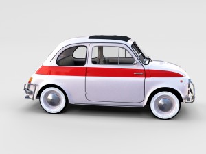 fiat 500 nuova sport 1958 rev 3D मॉडल