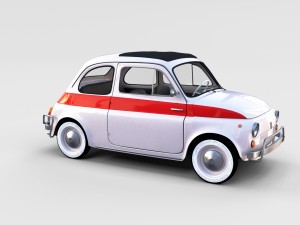 fiat 500 nuova sport 1958 rev 3D मॉडल