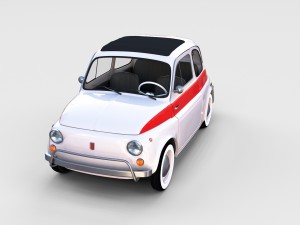fiat 500 nuova sport 1958 rev 3D मॉडल