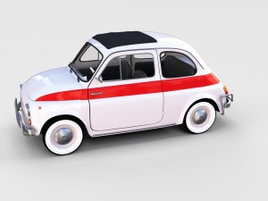 fiat 500 nuova sport 1958 rev 3D मॉडल