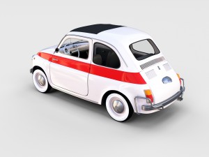 fiat 500 nuova sport 1958 rev 3D मॉडल