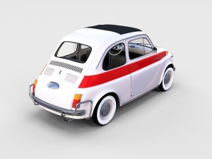 fiat 500 nuova sport 1958 rev 3D मॉडल