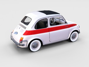 fiat 500 nuova sport 1958 rev 3D मॉडल