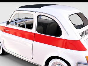 fiat 500 nuova sport 1958 rev 3D मॉडल