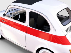 fiat 500 nuova sport 1958 rev 3D मॉडल