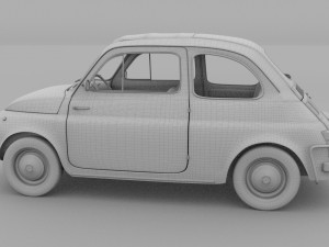 fiat 500 nuova sport 1958 rev 3D मॉडल